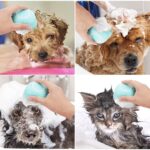 Pet Bath Massage Brush Puppy Dog Cat Grooming Cleaning Soft - Image 7