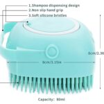 Pet Bath Massage Brush Puppy Dog Cat Grooming Cleaning Soft - Image 5