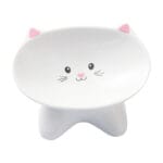 Ceramic Small Cat Face Shape Pet Food Bowl Cat Bowl Dog Bowl Universal And Easy To Clean - Image 7