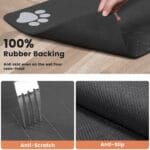 Pet Feeding Mat Absorbent Pet Placemat For Food And Water Bowl With Waterproof Rubber Backing Quick Dry Water Dispenser Mat For Dog And Cat - Image 7