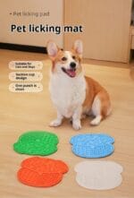 Lick Mat For Dogs And Cats Dog Slow Feeder Mat With Strong Suction - Image 7