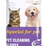 PET Cleaning  Deodorizing Bathing Wipes ForDogs And Cats, Nourish Fur Coconut OilGrooming Wipes For Dogs, Pet Cleaning GlovesWipes For Daily Care And Traveling.Hypoallergenic
