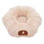 Cat Tunnel With Cat Bed For Indoor, Soft Plush Peekaboo Cat Cave Donut Tunnel, For Cats Kittens, Rabbit - Image 6