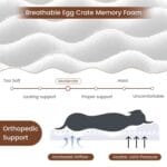 Orthopedic Dog Bed With Memory Foam Support For Large Dogs - Image 8