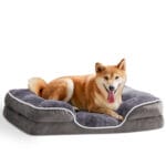 Memory Foam Pet Bed For Small Dogs & Cats With Washable Removable Cover Non-Slip Base Waterproof Liner - Image 6
