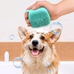 7pcs Pet Grooming Kit, Self-Cleaning Brush Shedding Kit With Nail Clipper, Flea Comb, Shampoo Bath Brush, Finger Toothbrush - Image 6